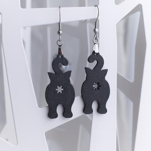 Cat Butt Earrings